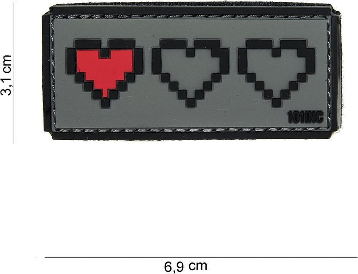 Embleem 3D PVC Last Live grijs