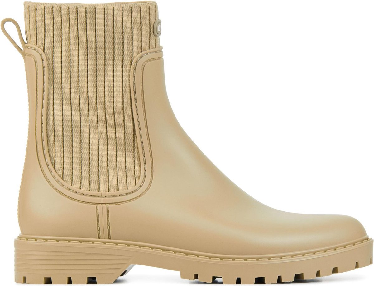 Unisa Vrouwen Textiel  Enkellaarsjes / Laarzen / Damesschoenen Aynar - Beige - maat 41