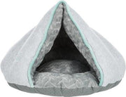 Trixie junior kattenmand iglo grijs - 45x30x40 cm - 1 stuks