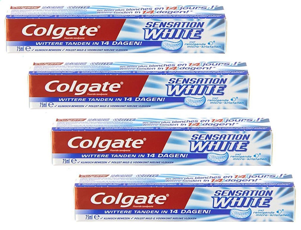 Colgate Tandpasta Sensation White 4 x 75 ml