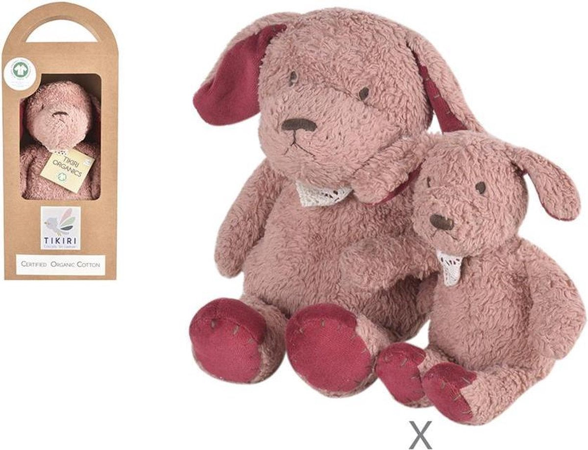 Tikiri Knuffelhond 18 Cm Bruin