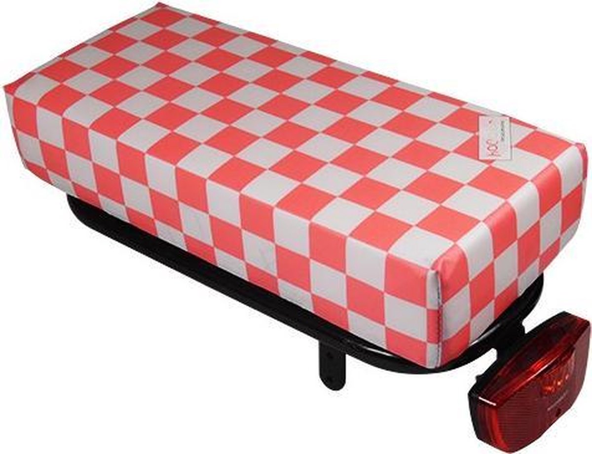 HOOODIE Big Cushie Pink Checker