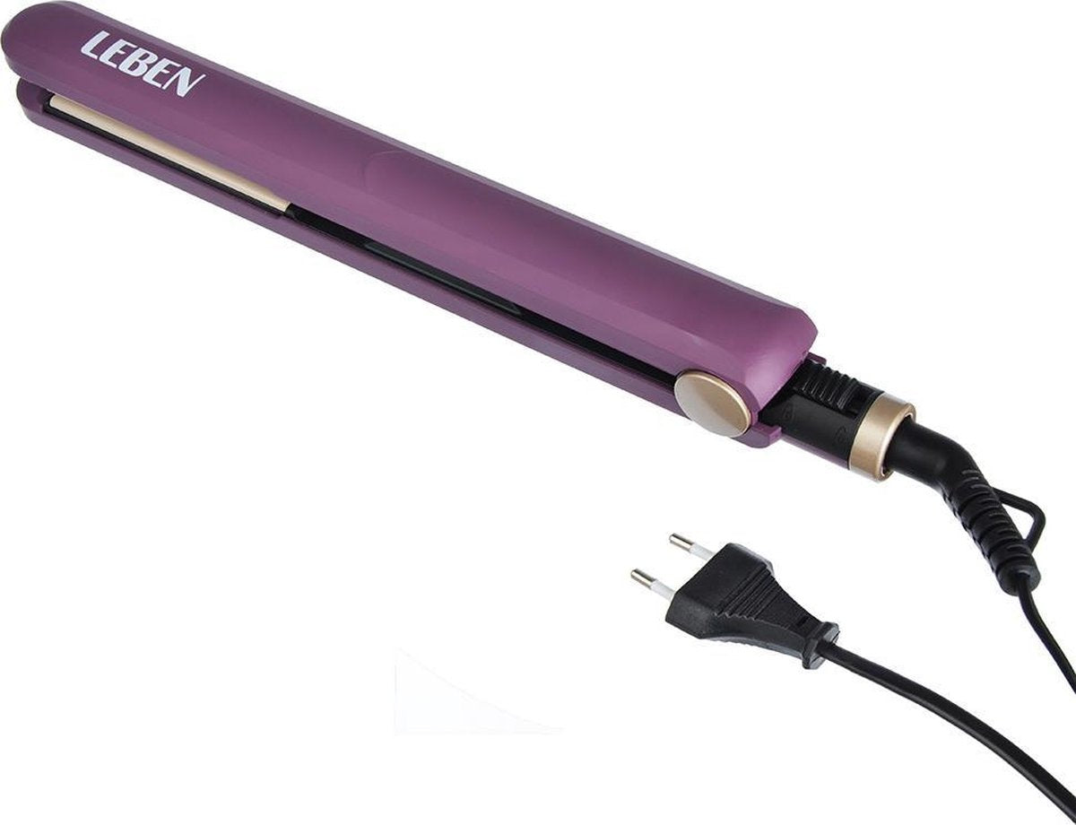 Leben stijltang - paars - 35 watt