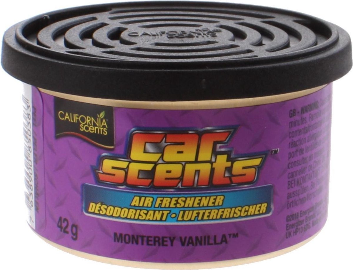 California Scents Luchtverfrisser Blik Vanilla 42 Gram