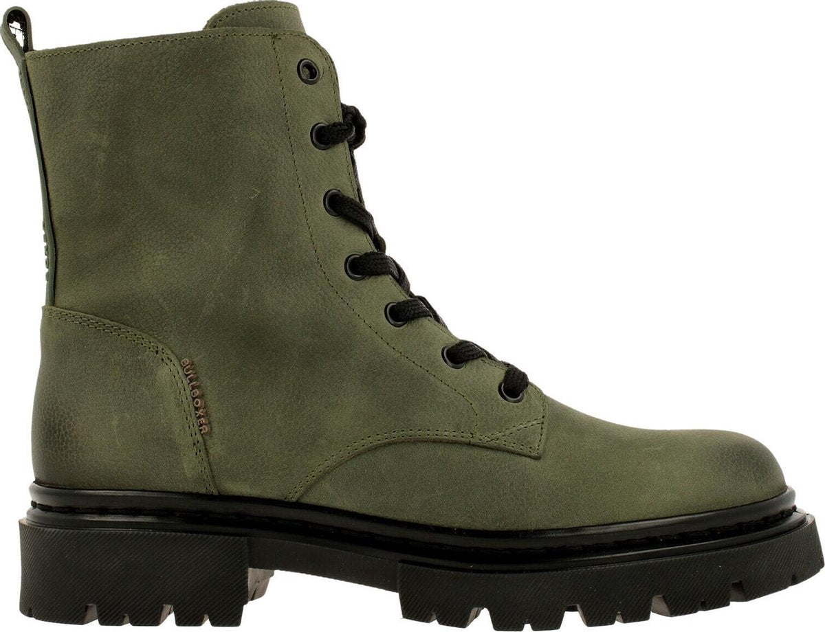 Bullboxer Ankle Boot - Women - Green 37 Laarzen