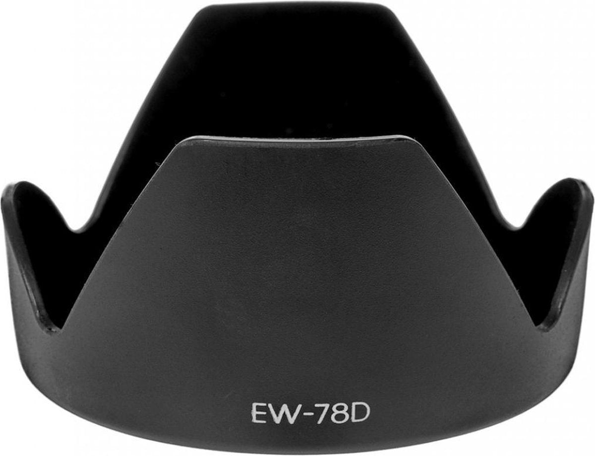 Zonnekap EW-78D voor Canon EF-S 18–200mm f/3.5–5.6 IS met 72mm filtermaat
