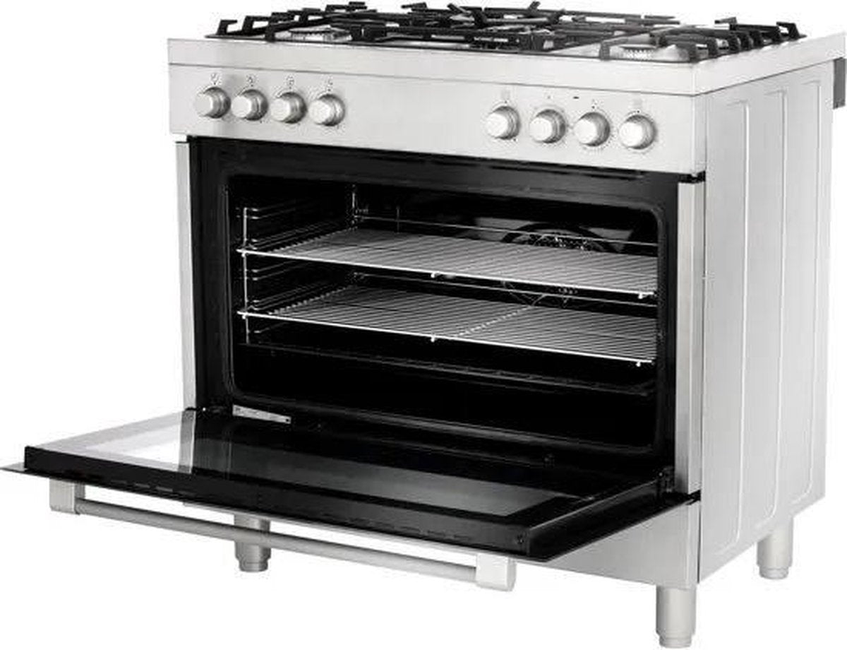 Beko GM15120DXPR -  gasfornuis -  90cm