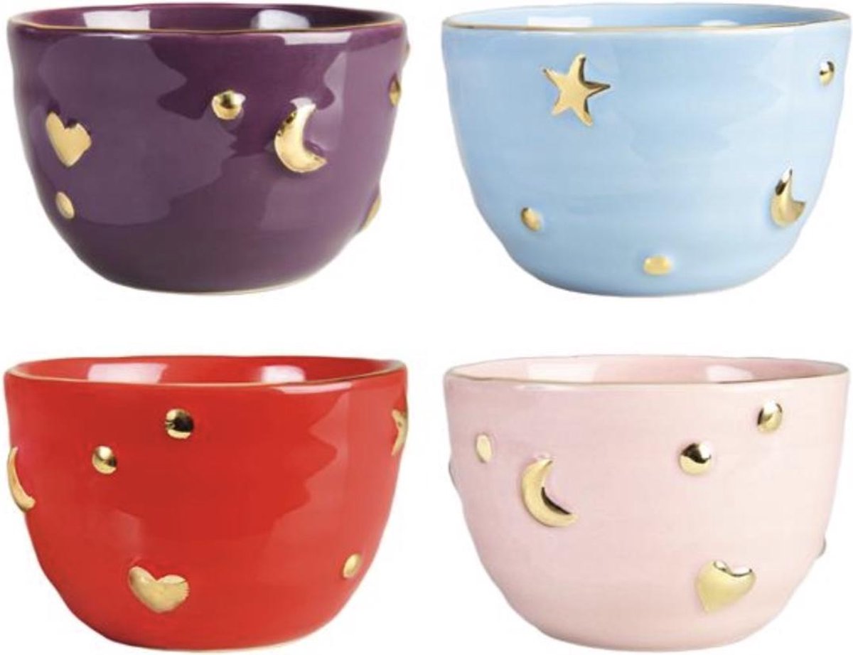 &klevering Anouk set of 4 kommetjes