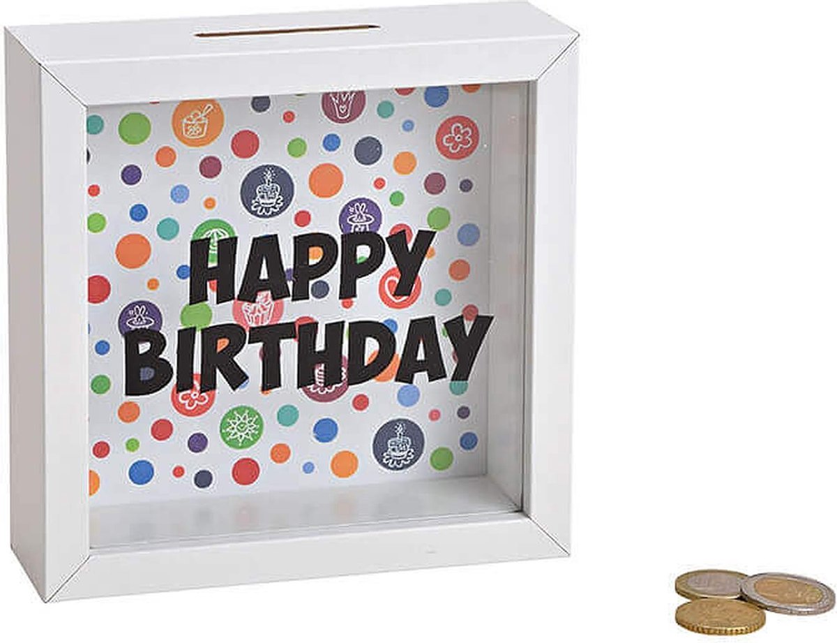Spaarpot Happy Birthday