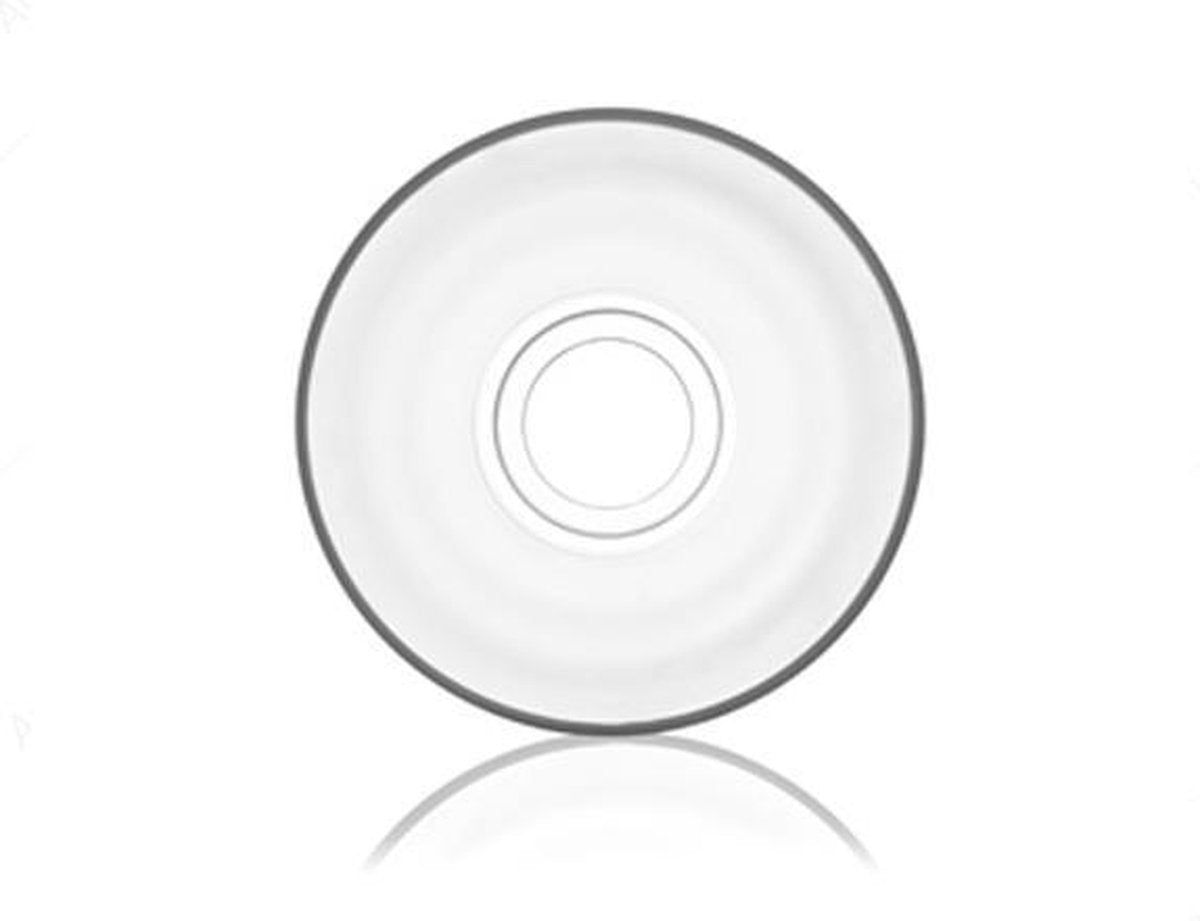 Pasabahce glazen onderlegger rond (6x)