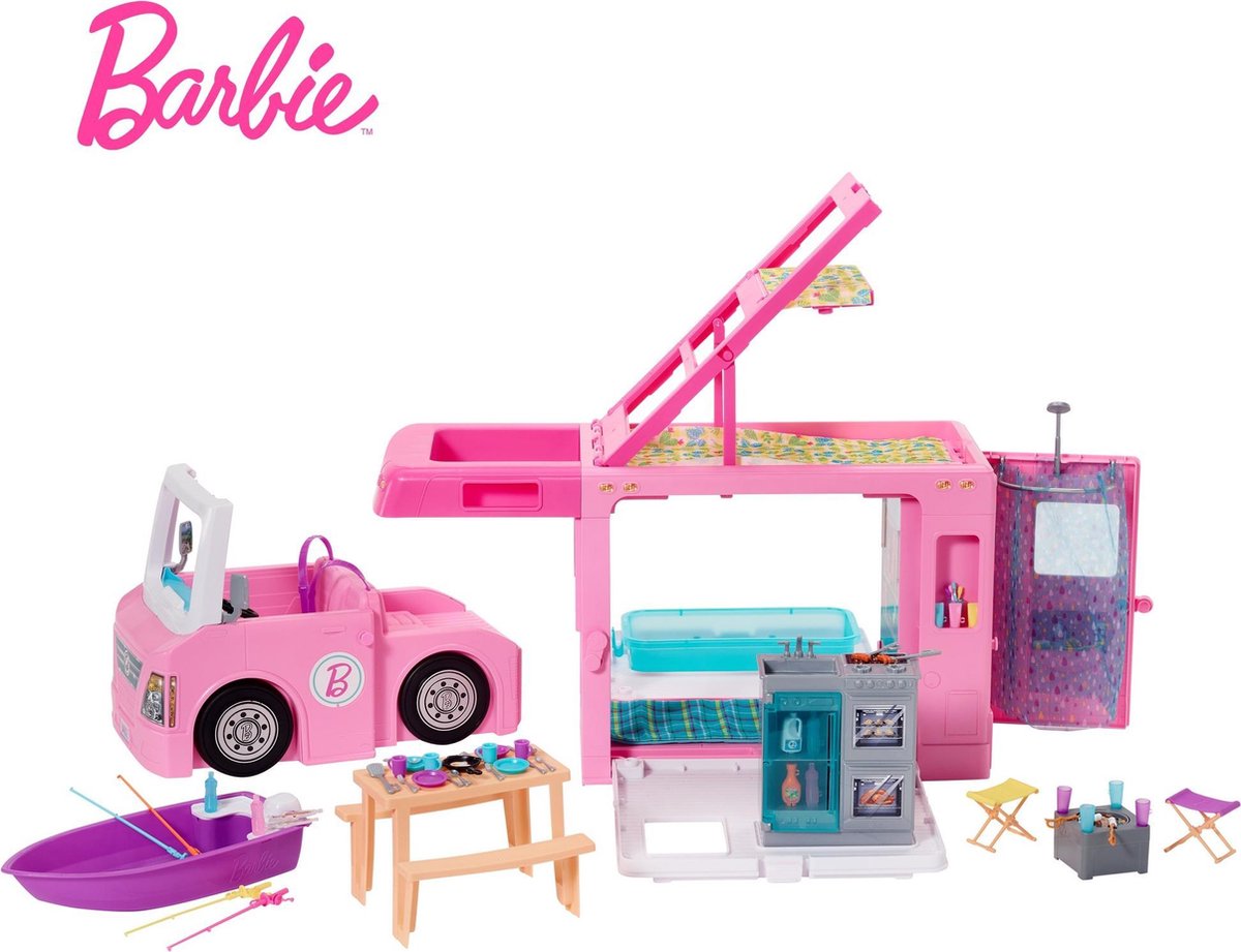 Barbie 3-in-1 DroomCamper & Accessoires