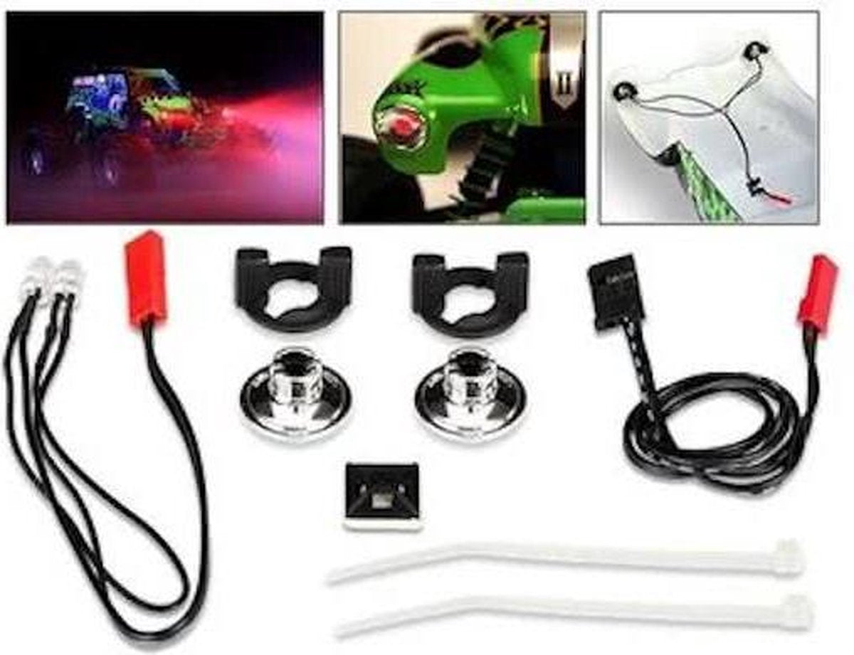 LED Lights/ harness (2 red lights)/LED housing (2) /housing