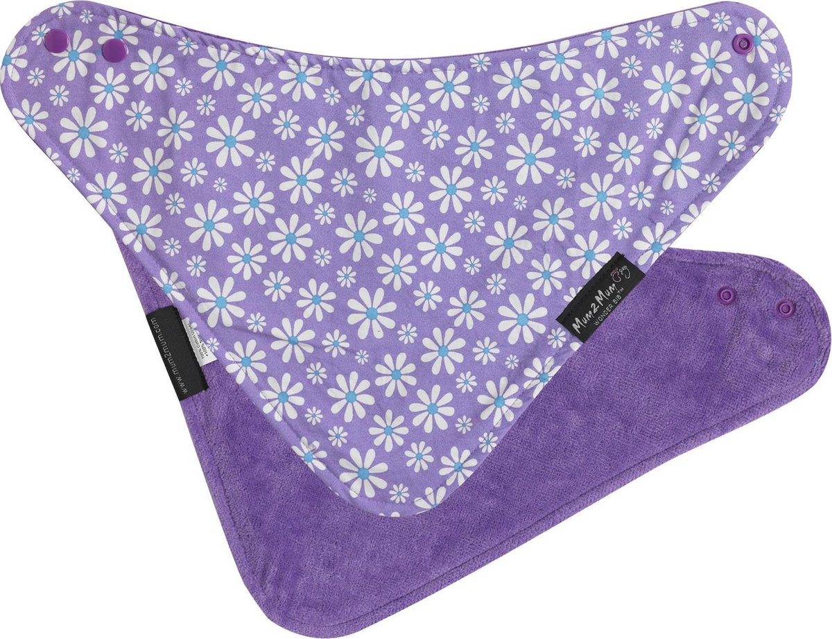 Mum2Mum - Fashion Bandana Wonderslab Katoen - Bloemetjes