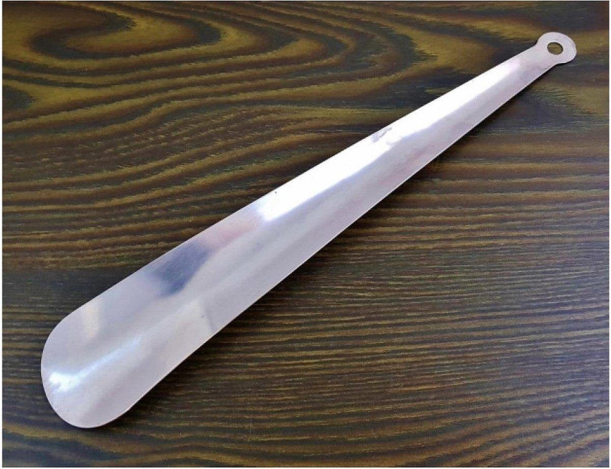 LOUZIR RVS Schoenlepel - Lange Schoenlepel - Lengte 30 CM – Stevig Schoenlepel - Zilver