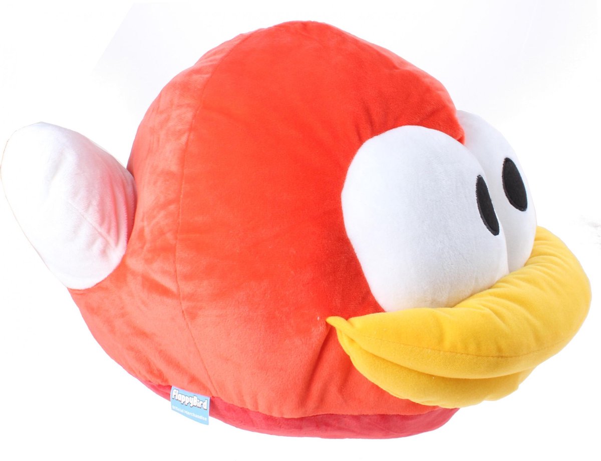 Pms Knuffel Flappy Bird 50 Cm Rood
