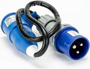 Soolutions CEE blauw 16A (m) naar Schuko (v)