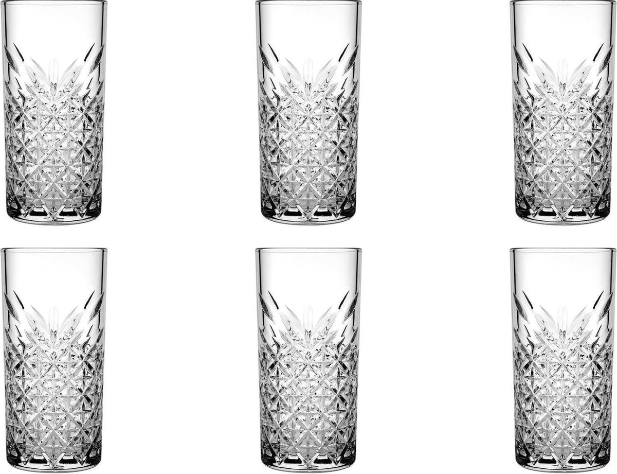 Pasabahce Timeless Longdrink - 45 cl - 6 stuks - Transparant