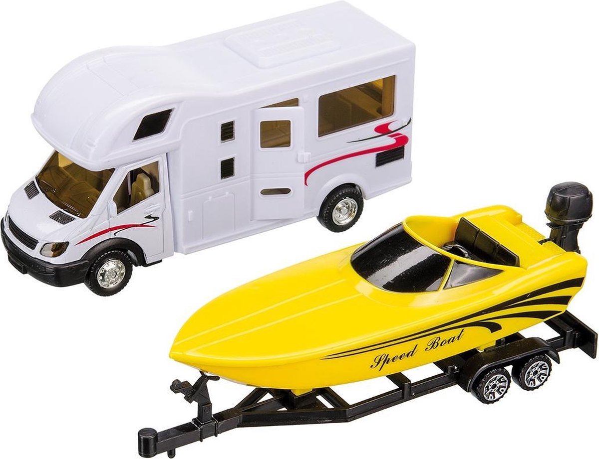 Happy People - Camper met aanhanger
