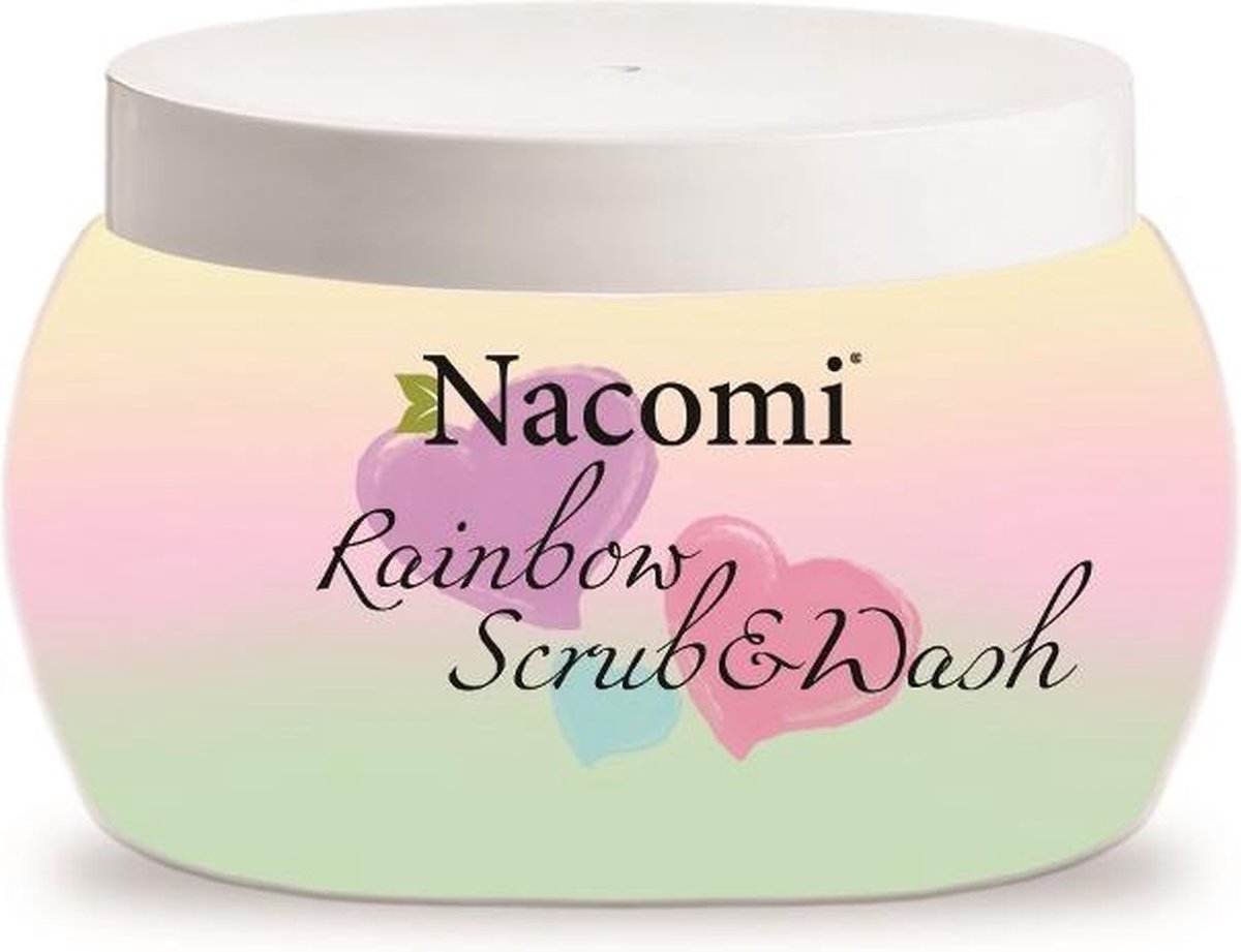 Nacomi Rainbow Scrub & Wash Body Foam 200ml.