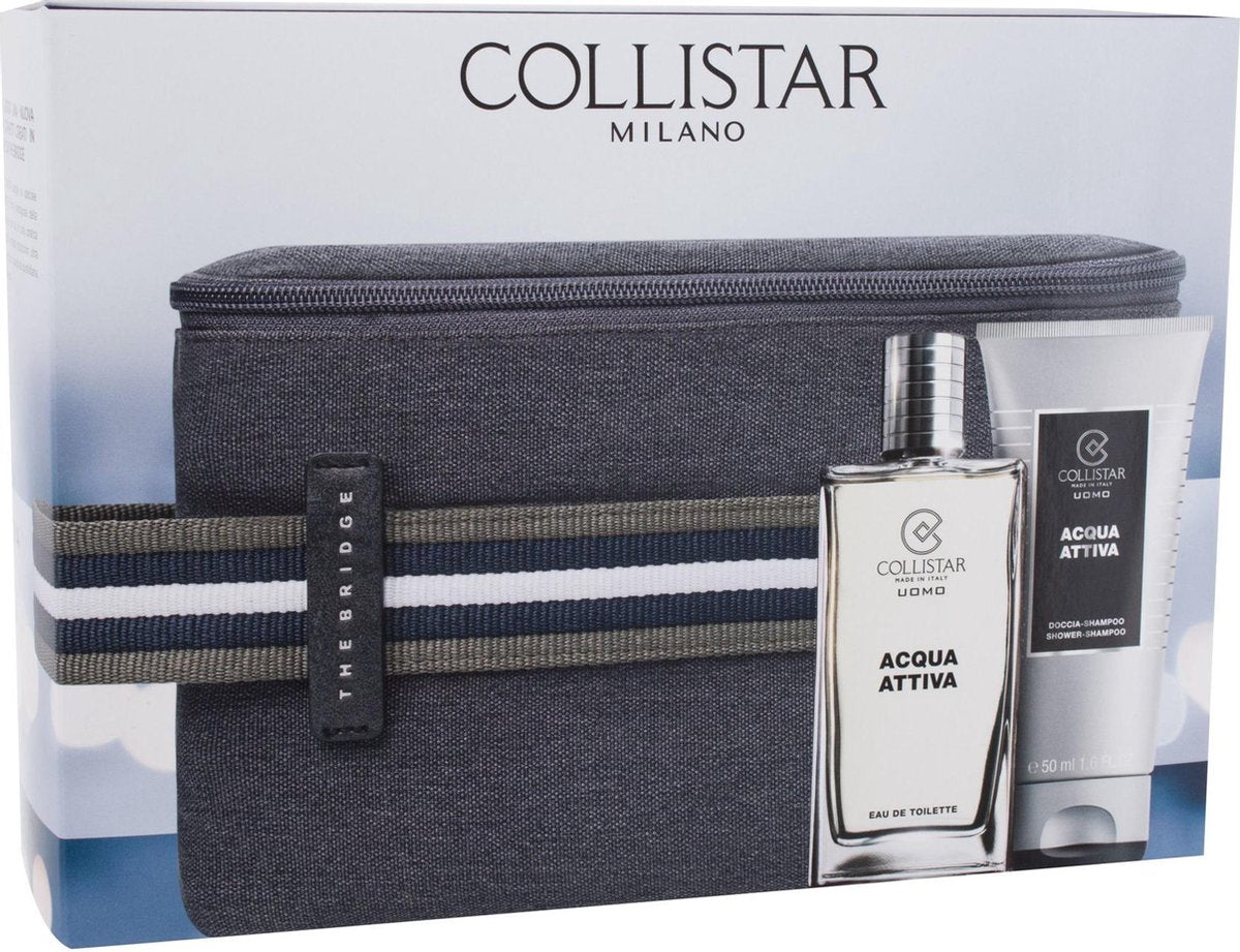 Collistar Acqua Attiva Set parfumerie en bad set 3 stuk(s) Mannen