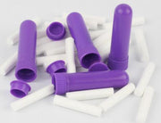 Inhalator essentiële olie - PAARS - aromatherapie - prijs per 4 stuks