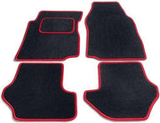 Bavepa Complete Naaldvilt Automatten Zwart Met Rode Rand Subaru Forester 2002-2008
