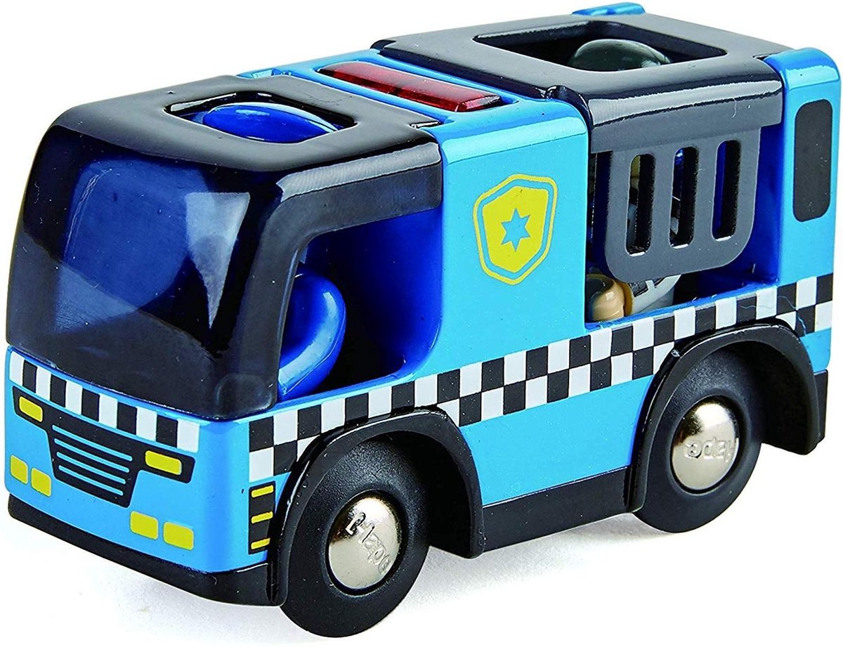 Hape Politieauto Met Sirene Hout 9