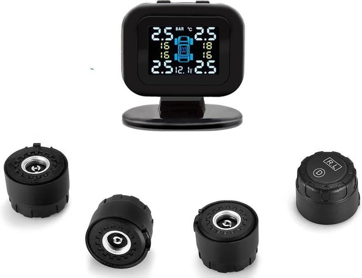 bandenspanningscontrolesysteem Real-time -Auto- Tpms- Bandensensor- Sensor auto- Veiligheid- Eenvoudige montage 0.1-3.5 Bar