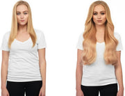 Clip in Hair Extensions 160GRAM ECHT HAAR 60cm dik&vol tot in de punten kl.A27/613