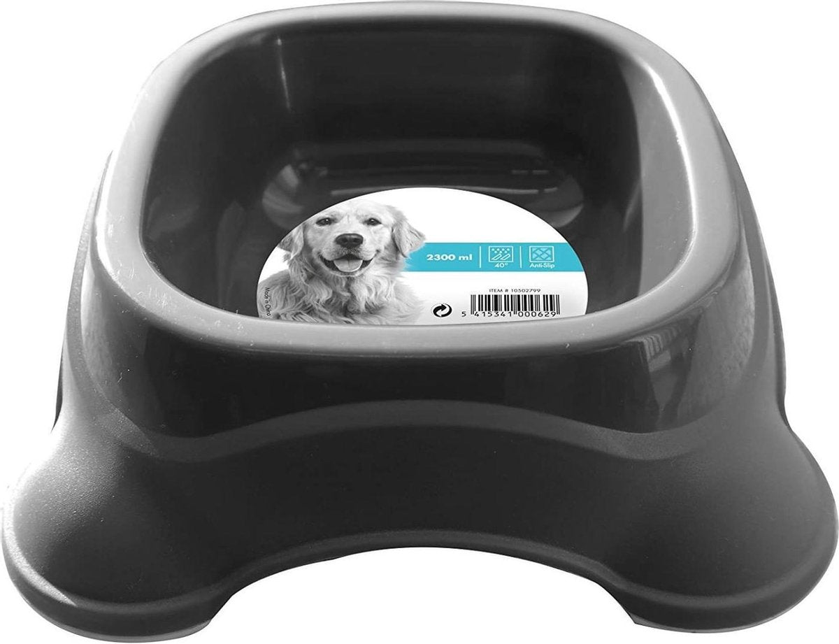 M-pets Voer- En Drinkbak 755 Ml Grijs