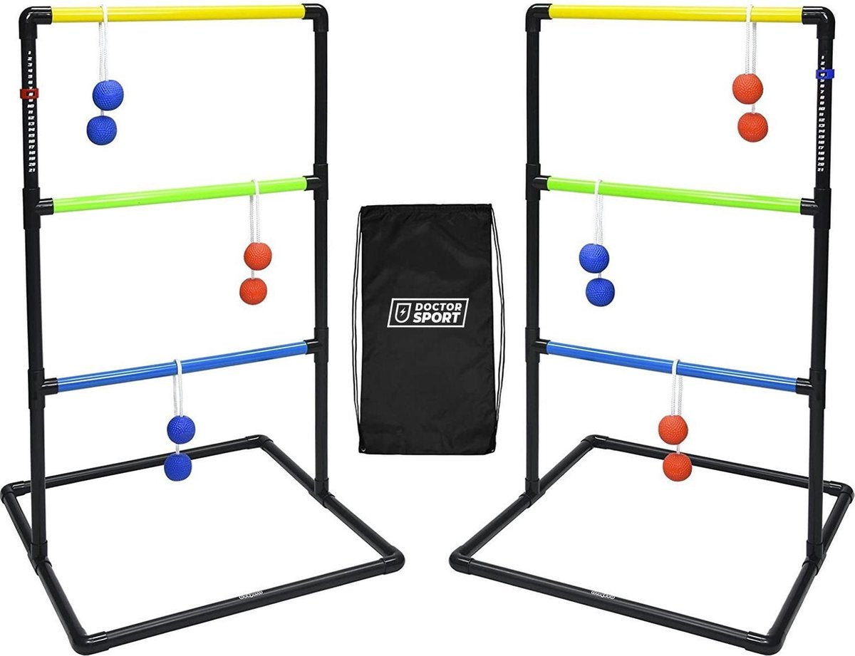 Dubbele Laddergolf Set - in tas - Super Real 'Soft' Golf-Bolas - Swingladder Spinladder