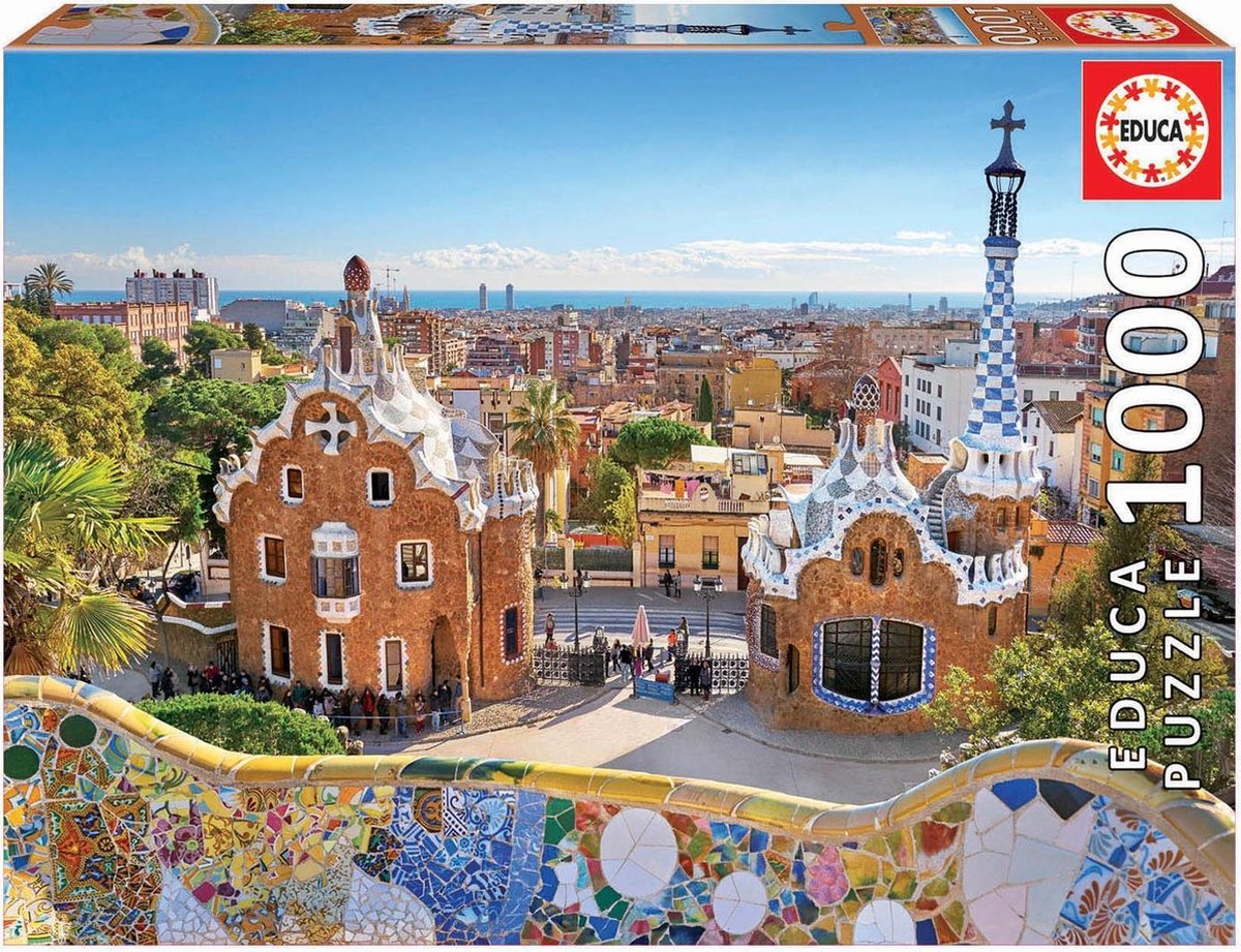 Educa - Puzzle 1000 - Barcelona View Fom Park Güell (17966)