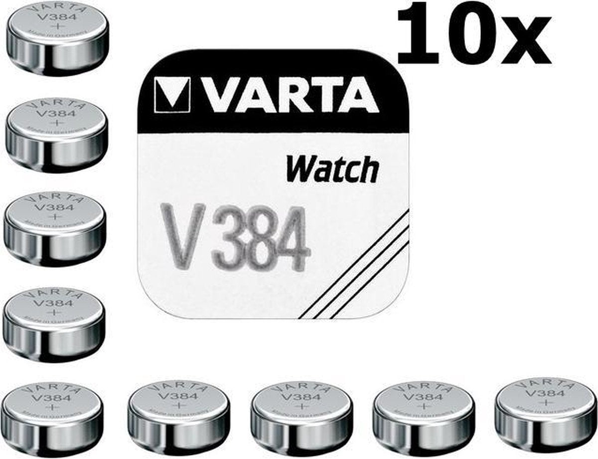 Varta V384 38mAh 1.55V knoopcel batterij - 10 stuks