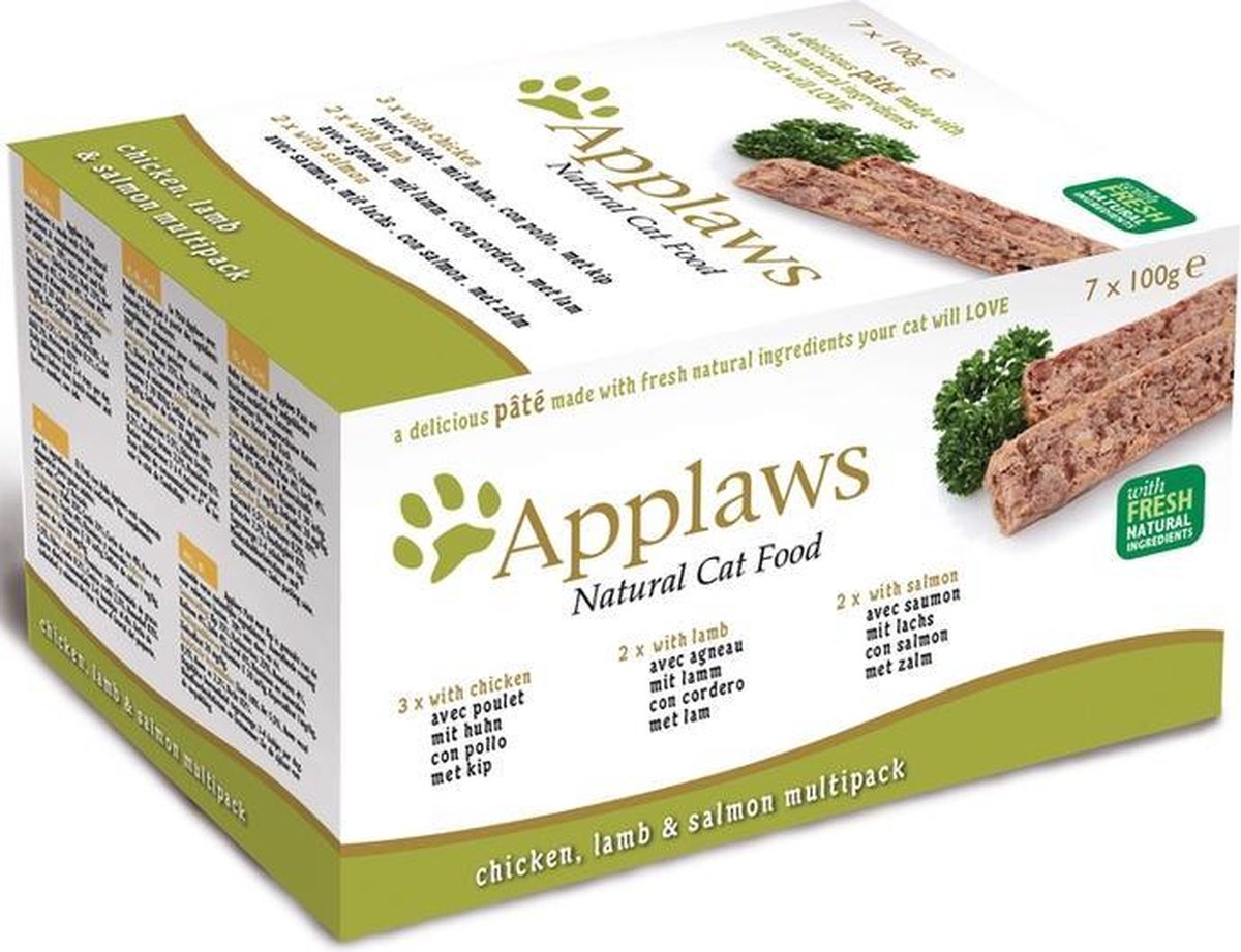 Applaws cat multipack chicken / lamb / salmon