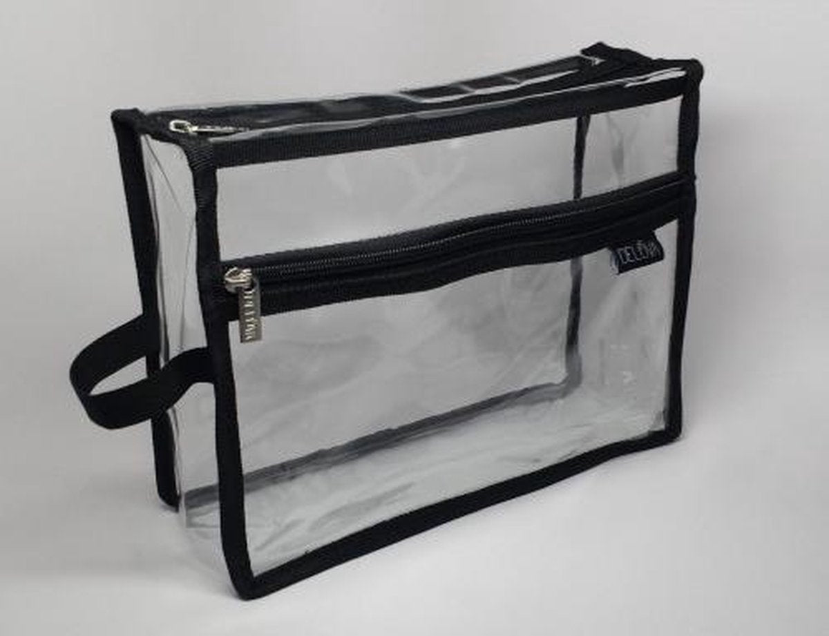 Deluva Make-up Opbergtas voor de Professional Visagist/MUA - transparant - 28x20x10 cm