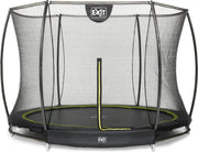 Trampoline EXIT Silhouette inground - ø244cm+net - zwart
