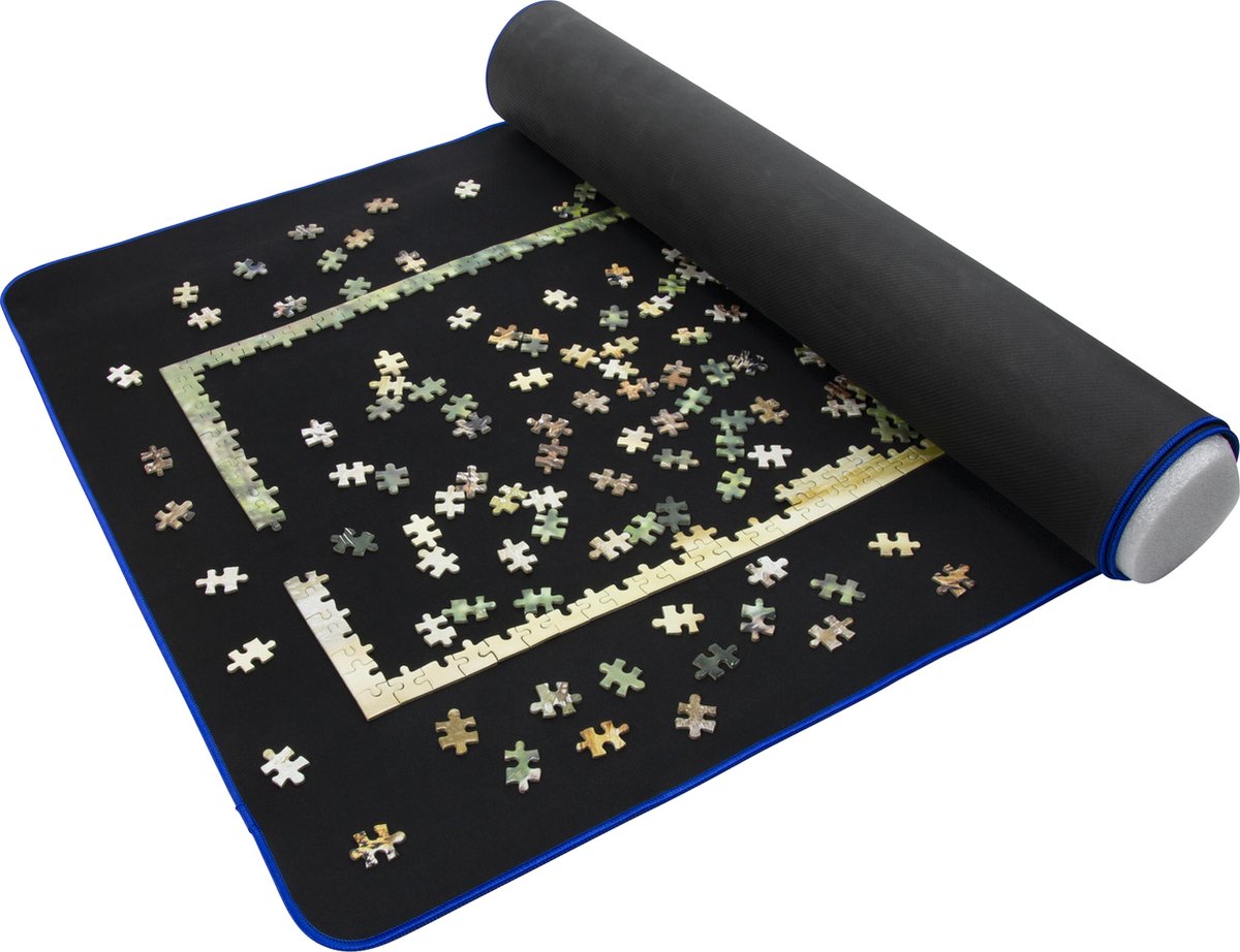Kwalitatieve PORTAPUZZLE- Stevige Foamtube- Antislip mat-Rubber-Foam-Antislip-Puzzelmat-Portapuzzle tot 1500 stukjes-Puzzel opbergsysteem-Puzzelrolmat-Legpuzzels-Puzzel map