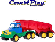 Grote 70 cm lange speelgoed vrachtauto/vrachtauto - oplegger - Combiplay
