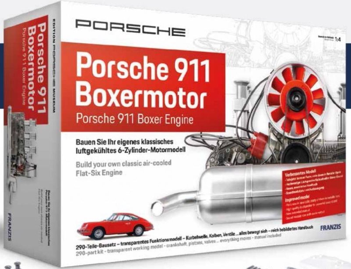 Franzis - Porsche 6-zylinder-boxermotor Bausatz 1/4 - FR67140