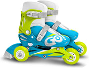 Skids Control Verstelbare Inlineskates Jongens Blauw Maat 27-30
