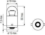 Lamp 12V-10W BA15S