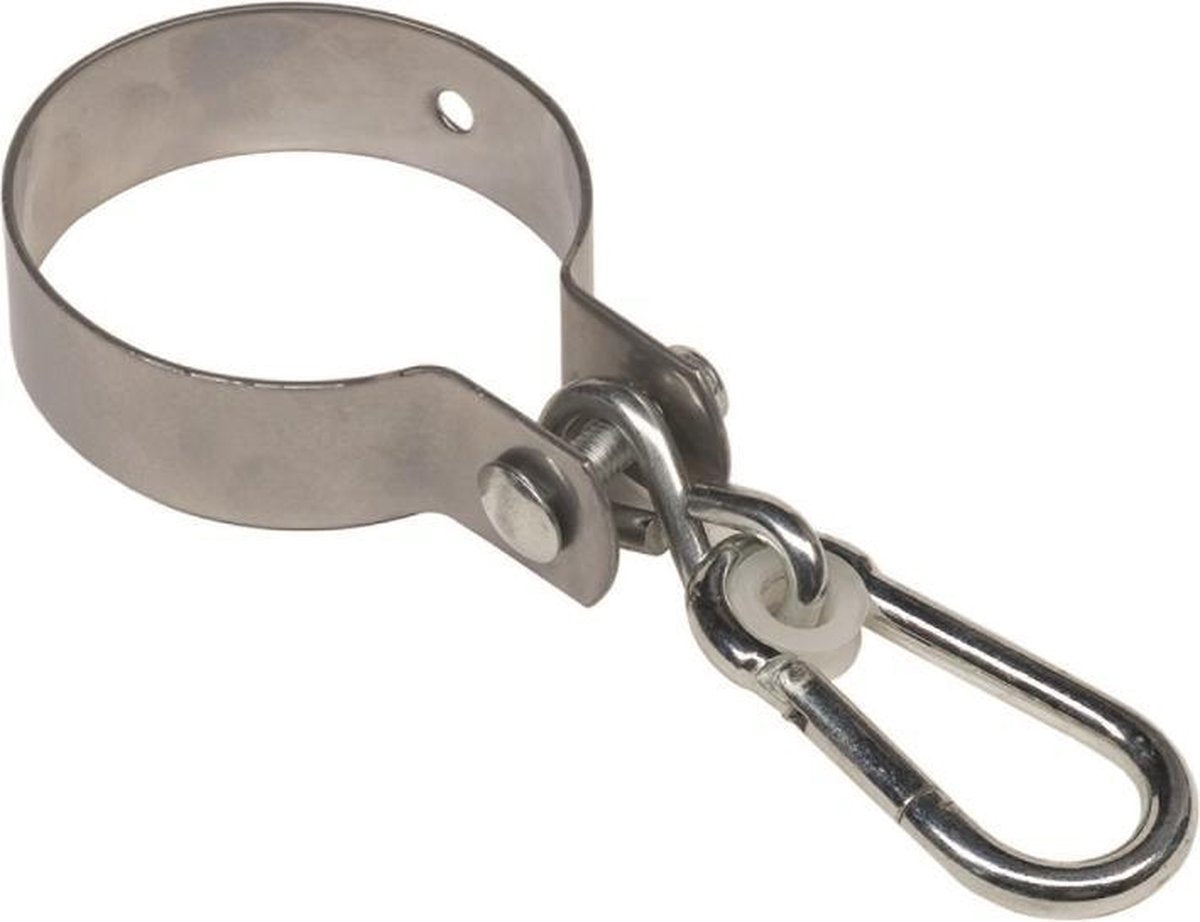 Schommelhaak rond met karabijnhaak 120mm (1 stuk) (1 stuk)