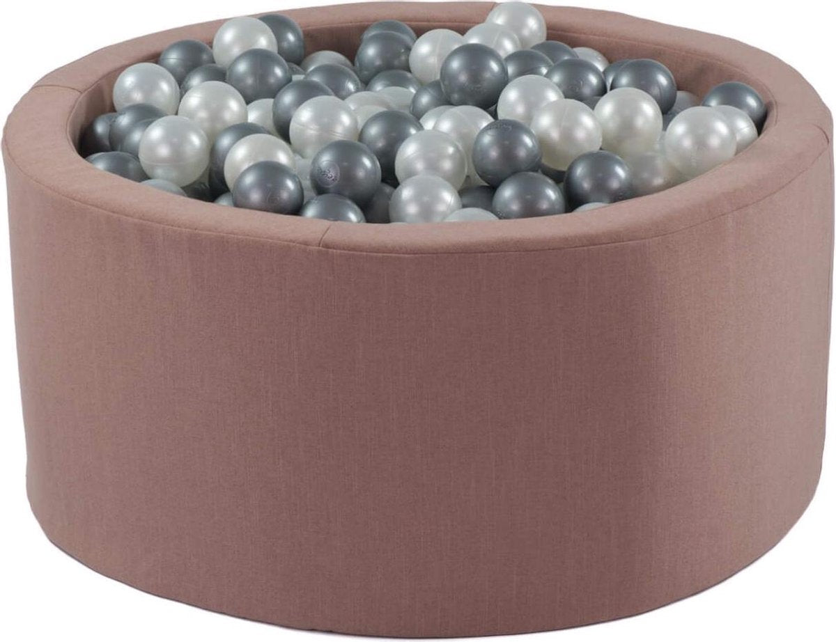 Ronde Ballenbad 90x40 Eco Roze - Ballenbad baby - Ballenbad Rond - Ballenbad Misioo - Ballenbak baby - Ballenbak - Luxe ballenbak voor kinderen - Luxe ballenbad voor kinderen - Ballenbad