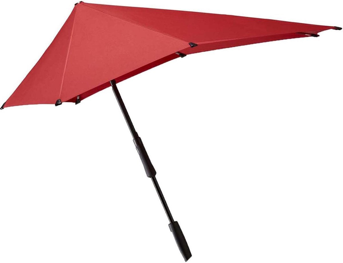 Senz Large Stick Stormparaplu passion red
