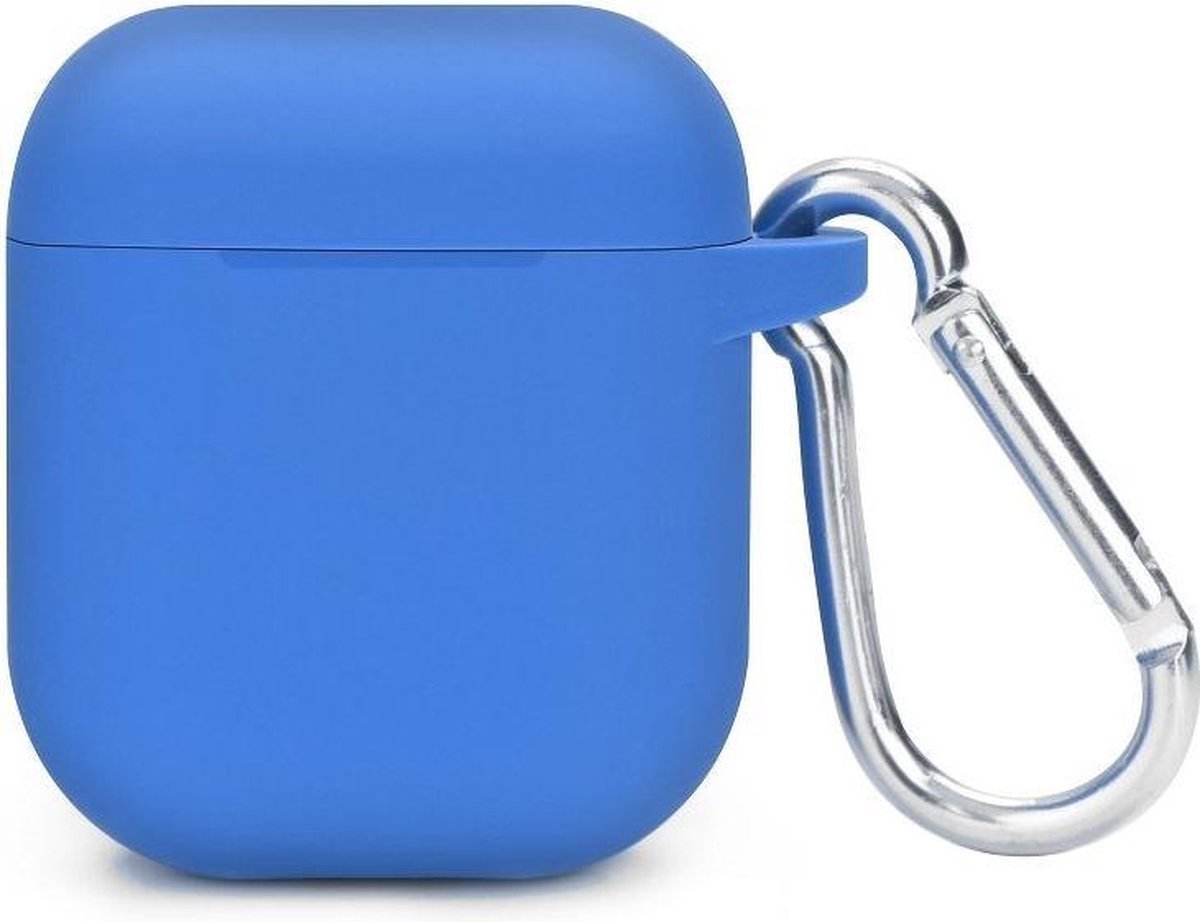 Airpods siliconen bescherm hoesje - Blauw
