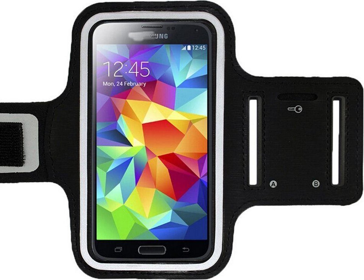 Sport Armband Universeel voor o.a. Huawei Y6 2018 - Zwart