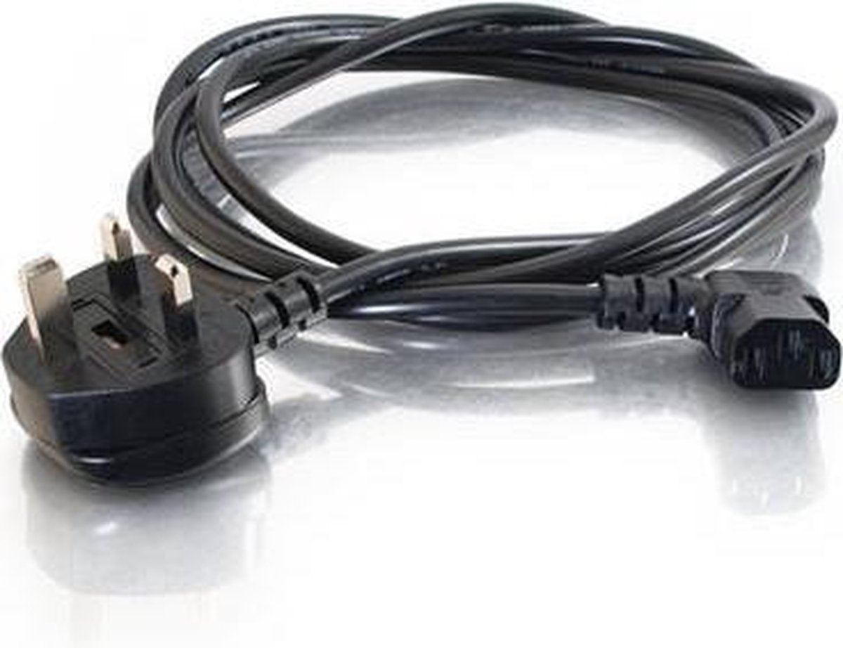 C2G 2m Power Cable electriciteitssnoer Zwart