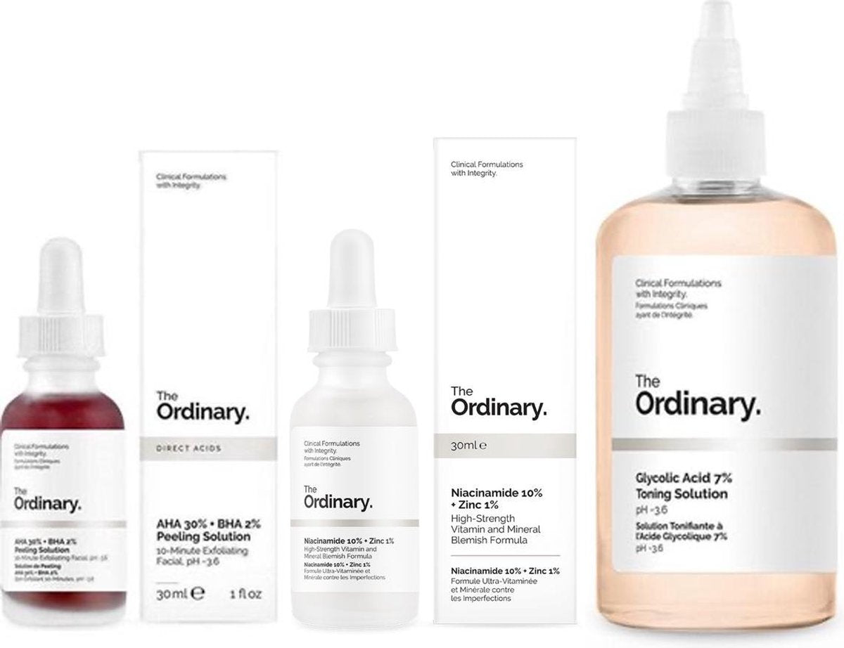 -The Ordinary - Verzorgings premium (3) set | Niacinamide 10% + Zinc 1%