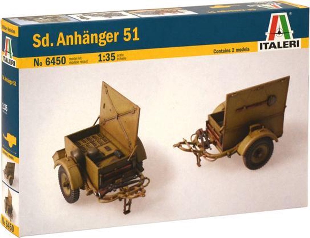 Italeri Sd. Anhänger 51 + Ammo by Mig lijm