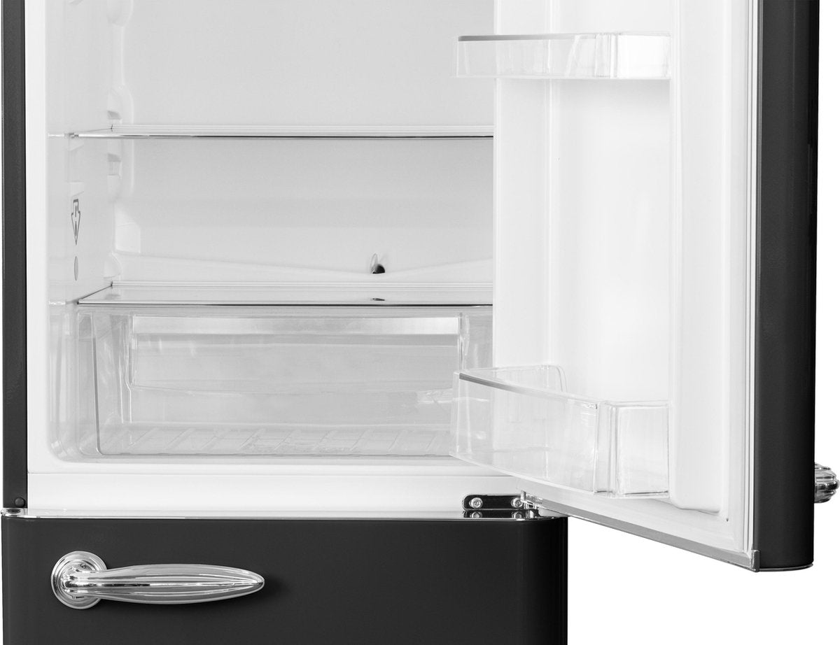 Schneider SCCB250VB - Koel- vriescombinatie - Black Matt